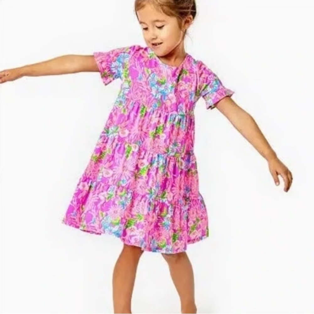 Floral Pink and Green Lilly Pulitzer Dress